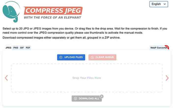 compress jpeg